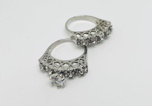 Butterfly Twin Rings Set