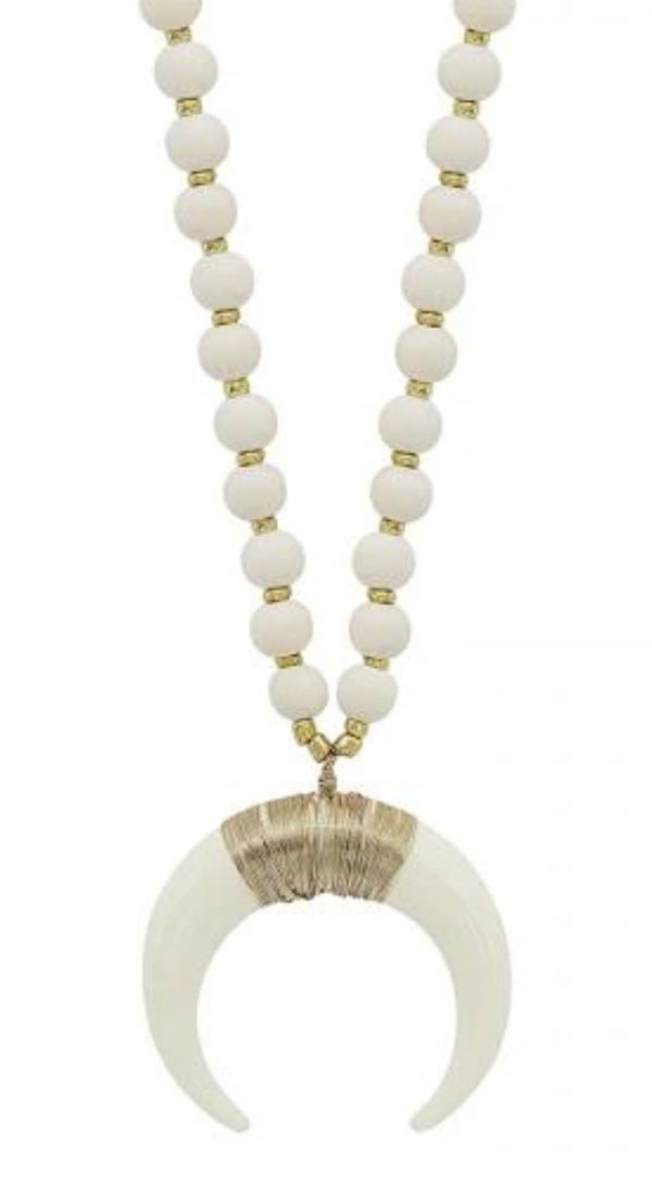 Half Moon Pendant Necklaces