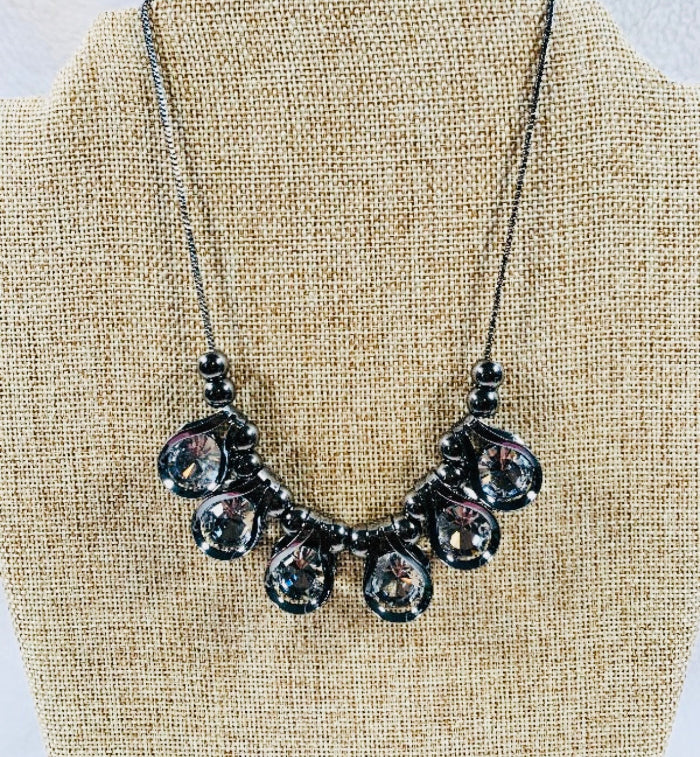 Collar Bone Crystal Necklace