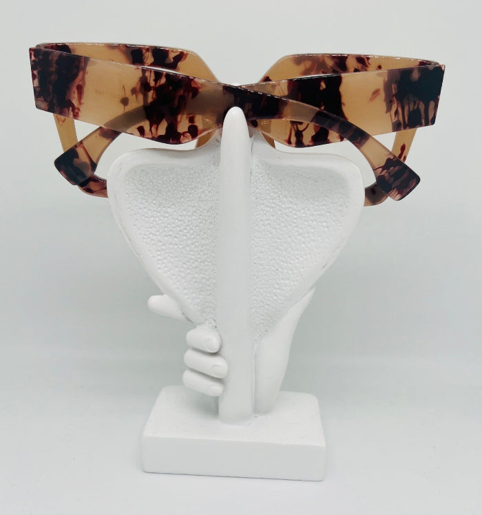 Brown Oversized Frame Glasses