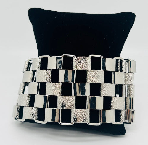 Geometric Link Bracelets