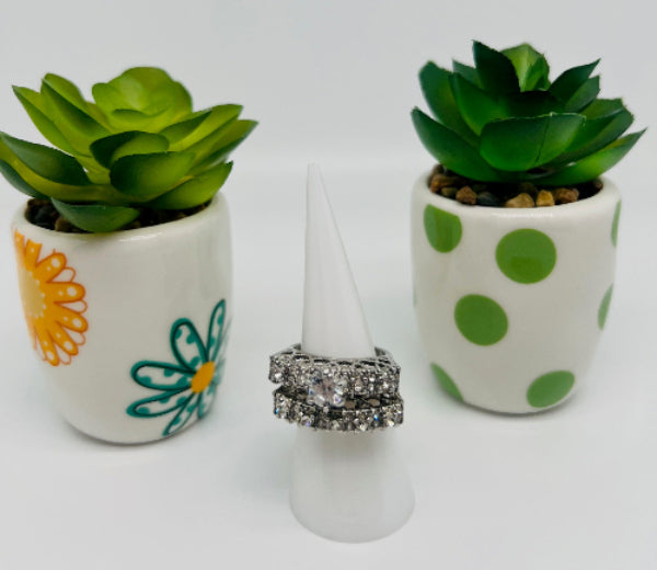 Butterfly Twin Rings Set