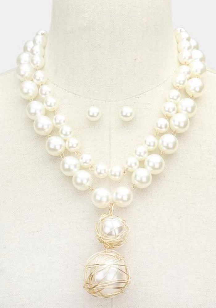 Beaded Wire Necklace