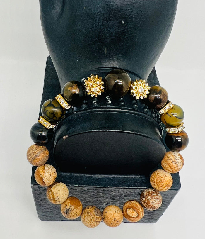 Jasper Dragon Vein & Cat Eye