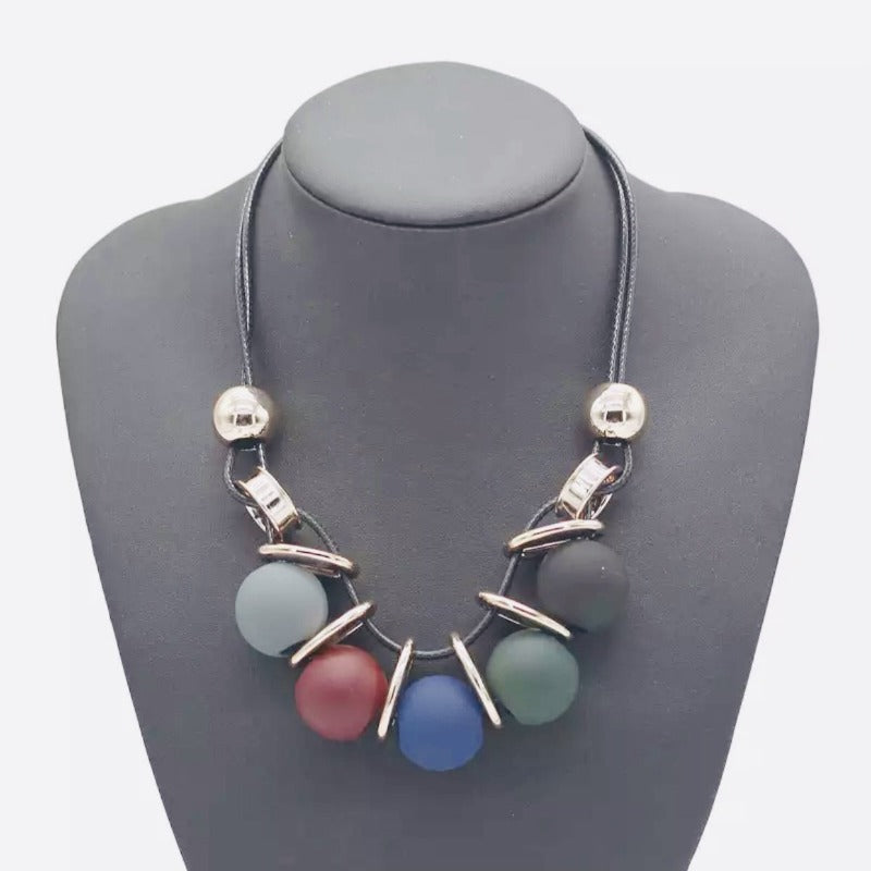 Multicolor Beads Necklace