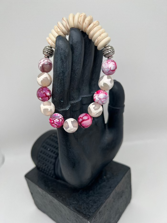 Brick Red Flat Swirl