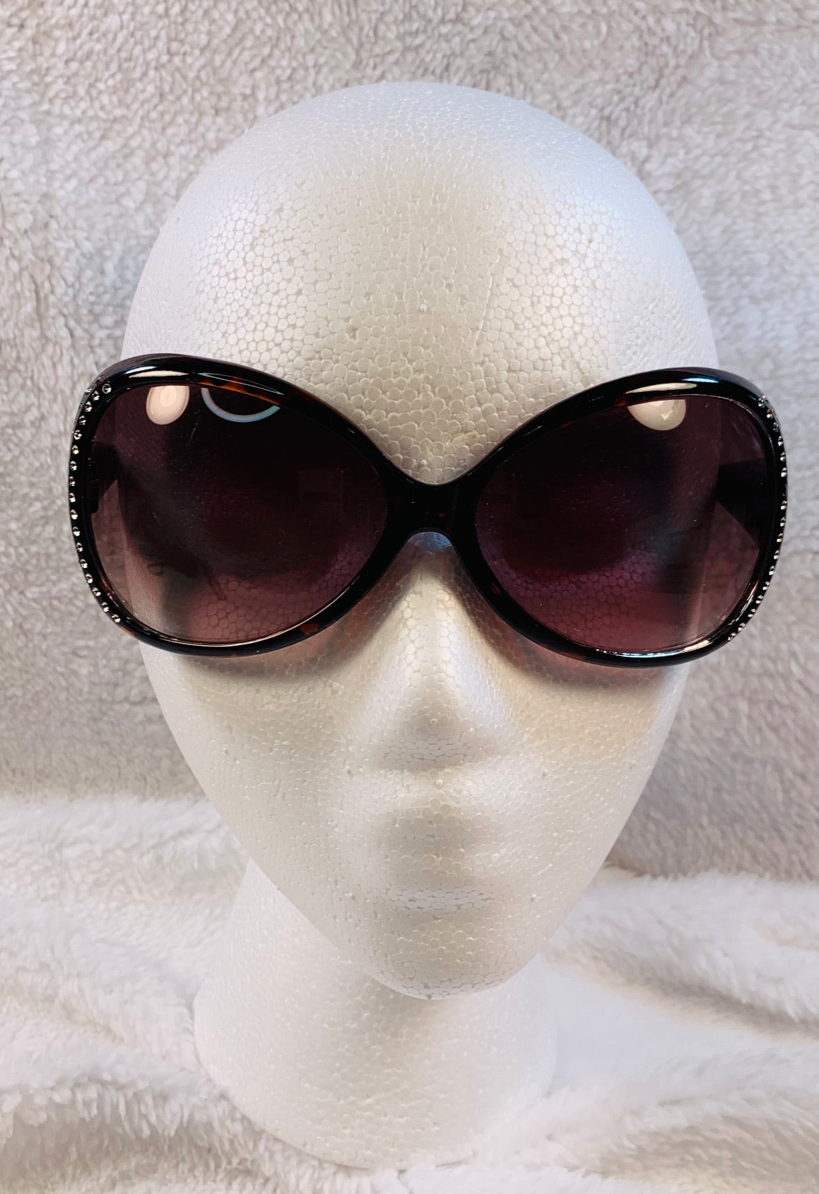 Side Rhinestone Sunglasses