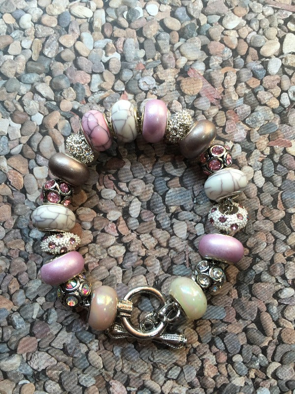 Pale Pink European Bracelet