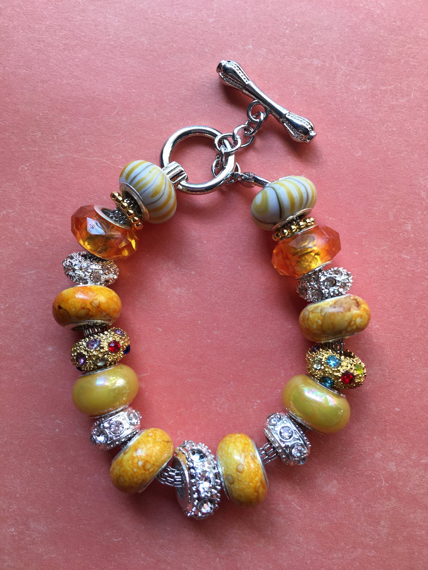 Yellow European Bracelet