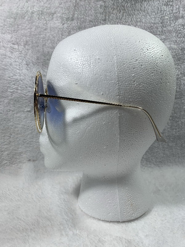 Gold Circle Sunglasses