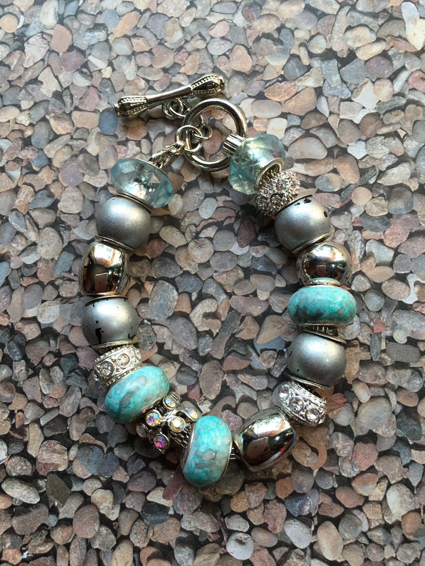 Sky Swirl European Bracelet