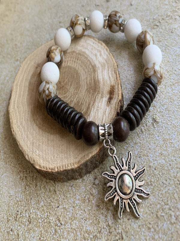 Flat Sun Stretch Bracelet