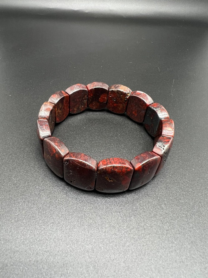 Dark Red Garnet Cube