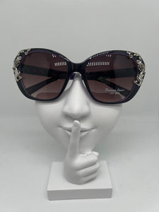 Silver Flower Sunglasses