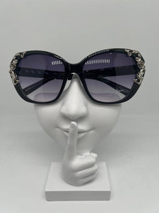 Silver Flower Sunglasses