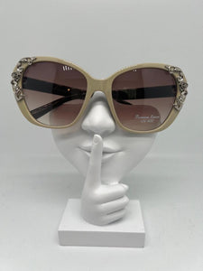 Silver Flower Sunglasses