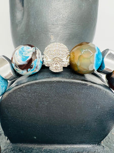 Blue Marble & Tigers Eye