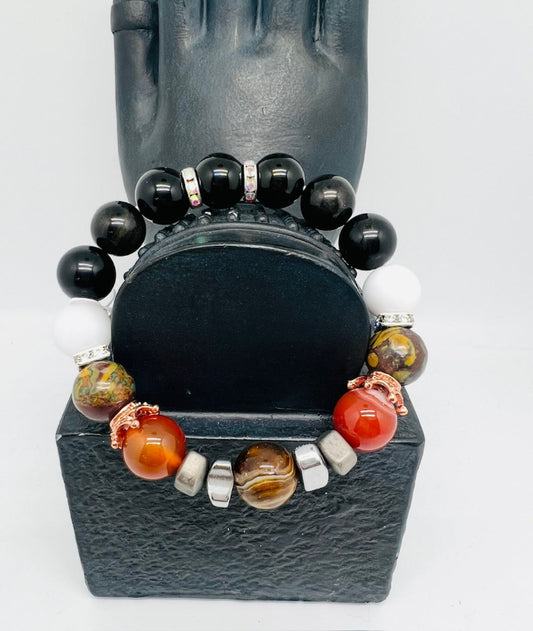 Black w/Rose Gold Crown