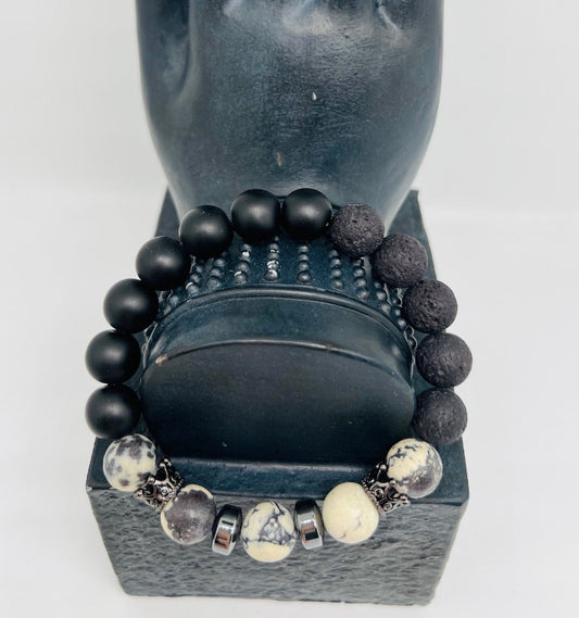Black & Cream Crown