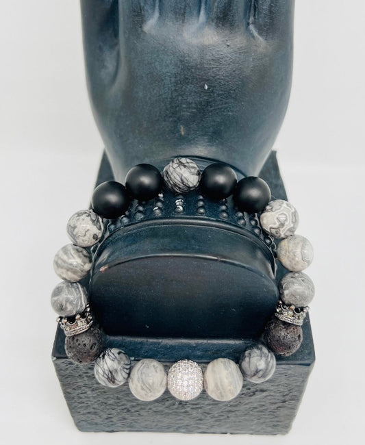 Silver Lava Crown