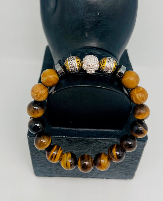 Skull Tigers Eye