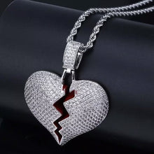 Load image into Gallery viewer, Broken Heart Necklaces