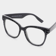 Load image into Gallery viewer, Rhinestone Embellished Glasses