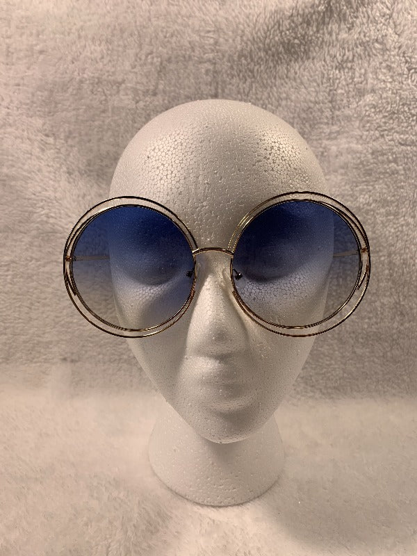 Gold Circle Sunglasses