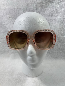 Rhinestone Square Sunglasses