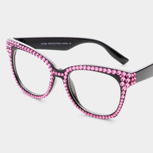 Load image into Gallery viewer, Rhinestone Embellished Glasses