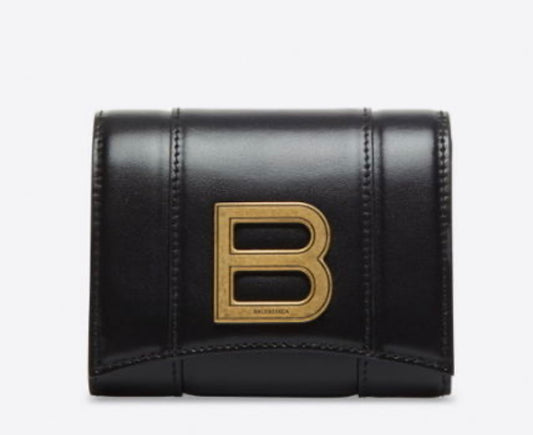 Balenciaga Inspired Leather Wallet