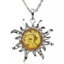 Load image into Gallery viewer, Sun Pendant Necklace