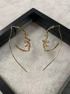 Silhouette Face Earrings