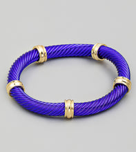 Load image into Gallery viewer, Twisted Cable Stretched Bracelet