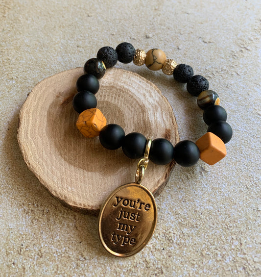 You're Just My Type Stretch Bracelet