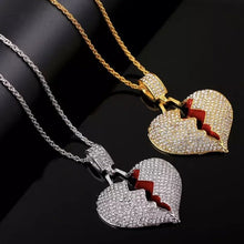 Load image into Gallery viewer, Broken Heart Necklaces