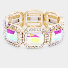 Load image into Gallery viewer, Rectangle Diamond Crystal Bracelets