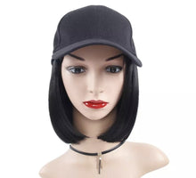 Load image into Gallery viewer, Baseball Cap Wig Short