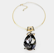 Load image into Gallery viewer, Oversize Teardrop Choker Necklace