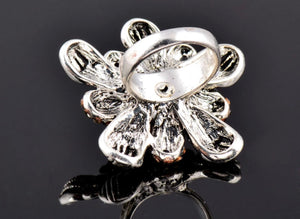 Silver Flower Ring