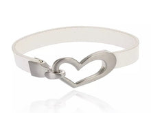 Load image into Gallery viewer, Heart Shaped Leather Bracelet