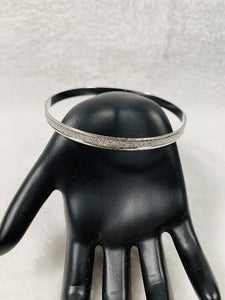 Frost Cuff Silver Bangle