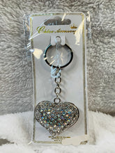 Load image into Gallery viewer, Heart Rhinestone Keyrings