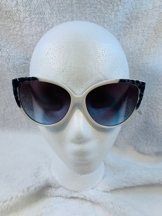 White Gray Sunglasses