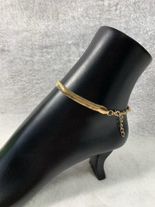 Flat Bone Ankle Bracelets