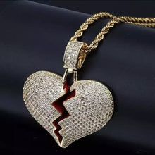 Load image into Gallery viewer, Broken Heart Necklaces