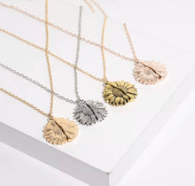 Load image into Gallery viewer, Sunflower Locket Necklace