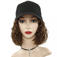 Load image into Gallery viewer, Baseball Cap Wig Short