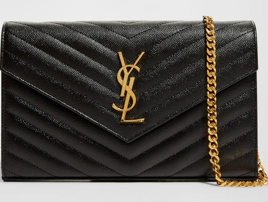 Large Saint Laurent Monogrammed Inspired Bag
