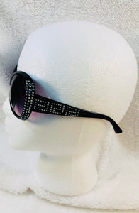 Side Rhinestone Sunglasses